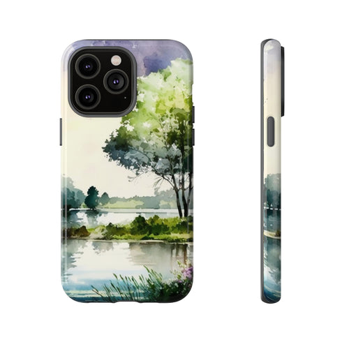 Summer Day by the Lake - Impact Resistant Phone Case